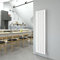 BYB White Vertical Radiator 1600x408mm Double Flat Panel Designer Radiator Interior Design with 2-year Warranty