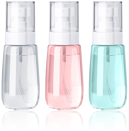 Phomanttonary 3 Pezzi 60ml Ultrafine mist spray bottle, Viaggio Bottiglie di acqua di Trucco Spruzzatore, Trucco Spruzzatoreper Prodotti da Toilette Cura della pelle Pulizia，Flacone spray portatile