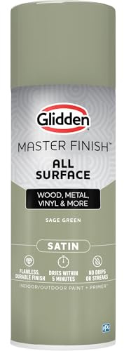 Glidden Master Finish 12 oz. Satin Green Sage Interior/Exterior All Surface Spray Paint and Primer