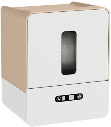 YiNLuax Distributore automatico di asciugamani di carta per cucina bagno montaggio a parete sotto gli armadietti Batteria Touchless facile