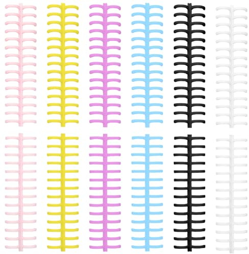 12 PCS Comb Binding Spines Plastic Spiral Binding Coils Binding Combs 30 Rings Click Binding Ring Spiral Book Binder Coils for Student Teacher Business Document File Making Office and School Use