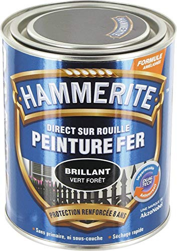 Hammerite fer bril.laque 0.75l vert forêt