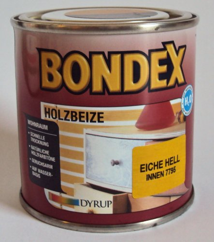 Bondex Holzbeize f. d. Wohnraum, Eiche Hell Innen 7795 / 0,25 Liter