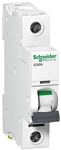 Schneider Electric A9F54110 iC60H 1 Module Single Pole Type C MCB 10A 10kA (C60HC110)