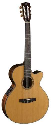 CORT CEC7-NAT Nylon SFX Cutaway Konzertgitarre