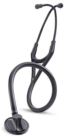 3M Littmann® Master Cardiology Stetoscopio con incisione laser - Nero - Nero Opaco 2161