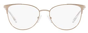 Armani Exchange A|X Womens AX1034 Cat Eye Prescription Eyewear Frames, Rose Gold/Demo Lens, 52 mm