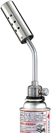 Campingmoon Butangasbrenner Küchenbrenner,Flambierbrenner,Creme Brulee Brenner Bunsenbrenner mit Einstellbare Flamme für Outdoor Holzkohle Starter BBQ, Backen, Brulee
