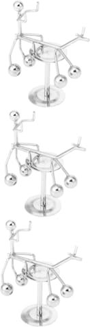 Toyvian 3pièces Figurine Fer Équilibrante Métal pour Décoration De Bureau à Domicile Jouet Balancier Miniature Thème Équestre pour Offrir Toutes Occasions
