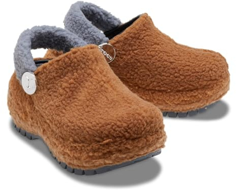 Crocs Lil NAS X Mega Crush - Zuecos de plataforma para mujer, Negro/Marrón, 6 Women/4 Men