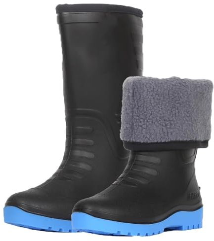 IBOWZ Waders Fiske Varm PVC Herr Fiske Boots, Nötningsbeständig Gummisula Fiske Boots, Lämplig för Utomhusarbete