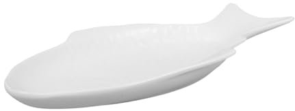 FUNNETOYU Plato De Cerámica Forma De Para Servir Sushi y Pescado Bandeja Elegante Para Eventos Reuniones y Celebraciones Estilo Aleatorio