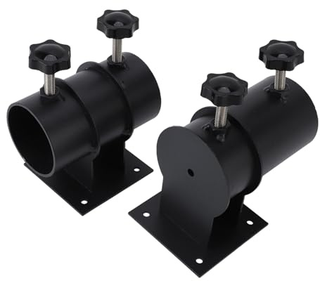 SEAFRONT Porte-Parapluie de Patio Stable pour Les Balustrades de Terrasse, Support en Métal Robuste avec Conception de Vent, Installation Facile, Adaptée au Balcon ou à L'utilisation du Banc