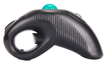 EXCEART 2.4g Ratón Portátil Trackball GHz USB Control De Pulgar Diseño Ergonómico para Gamers