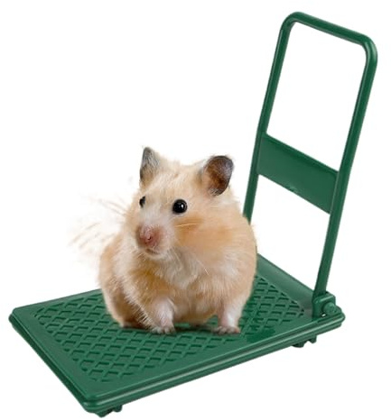 Giocattoli per criceti, pieghevole con ruote | Forniture per criceti | per roditori animali domestici bambini casa gioco gabbia foto puntelli