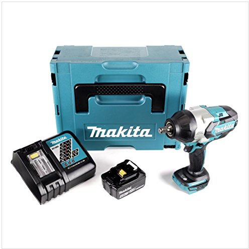 Makita DTW 1002 rm1j 18 V batteria agli ioni di litio Brushless avvitatore a percussione in valigetta + 1 X BL1840 batteria + caricabatteria dc18rc 4,0 AH