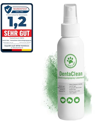 Lolo & Max DentaClean Spray Liver Sausage - Teeth Cleaning Spray for Animals Liver Sausage Flavour
