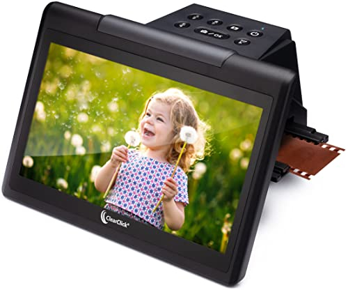 ClearClick Virtuoso 3.0 (Third Generation) 22MP Film & Slide Scanner (35mm, 110, 126) with Large 7 LCD Screen - Convert Slides and Negatives to Digital Photos