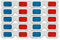 Tagtight Lunettes 3D en Papier, 10 Paires de Lentilles Stéréo en Papier Rouge et Bleu pour Films Ensemble de Lunettes 3D en Papier Anaglyphe