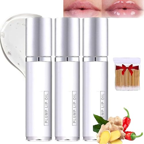 3Pcs Nuvary Plumping Lip Shot,Korean Hyaluronic Acid Plumping Lip Plumper, Moisturizing Long Lasting Plump,For Chapped Cracked Dry Lips