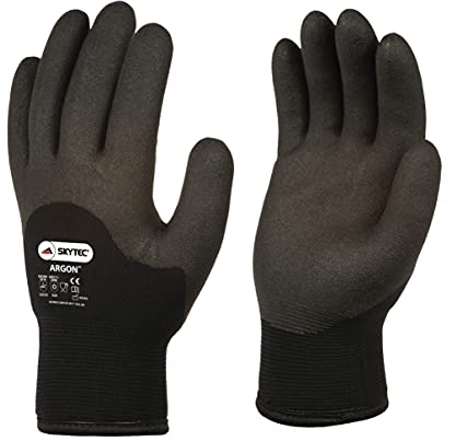 Skytec Thermal Gloves - 1 Pair Heavy-Duty Winter Work Gloves for Men & Women - Lightweight, Argon-Insulated, Cold & Water-Resistant Safety Gloves for Secure Grip - Large