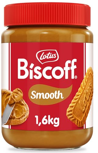 Biscoff - Sweet spread - Smooth - Extra Large Jar - Caramelised biscuit flavor - Vegan - Nut free - No colours or added flavours - 1.6kg