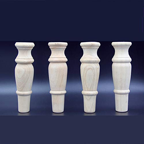Refue Oak furniture legs Wooden Coffee Table Legs American tea table legs Paint color 15/18/20/25 cm with mounting plate and screws Set of 4