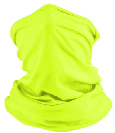 Onit Snood Unisex Snood Multipurpose Sports All Weather Neck & Face Warmer [Neon Yellow]