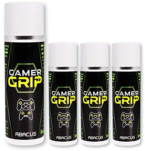 ABACUS® Gamer Grip, Gaming Grip, Gamergrip – Mehr Grip beim Gaming an Controller und Gamepad - Gamer Grip 4 x 50 ml (7654.4)