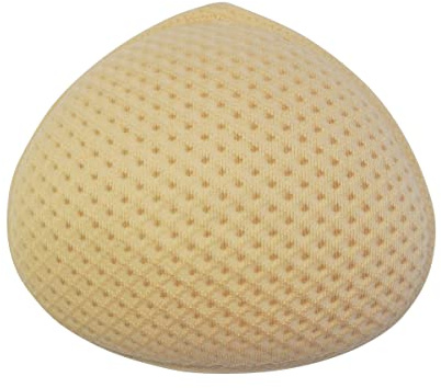 Natural, Semilla de Hierba Formas. Relleno de sujetador de algodón suave relleno de semilla para mastectomía. (Talla 5 un pecho)