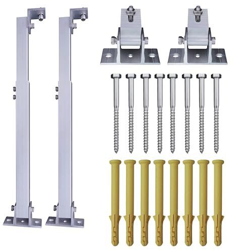 PV Halterung für Wandmontage, Solarmodul Halterung, Befestigung für 1 Solarmodul an Wänden.