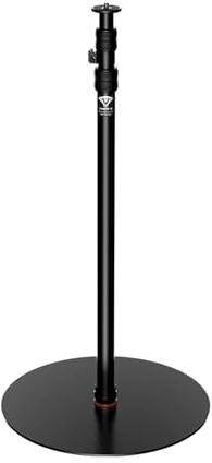 IFOOTAGE Cobra 2 Einbeinstativ mit runder Basis, schnell verstellbare Höhenschnalle, Aluminium-Einbeinstativ für DSLR-Kameras, Camcorder, Desktop-Vlog-Aufnahmen (15,75 Zoll/40 cm)