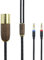 ABLET Cable balanceado XLR de 4 pines de 3 m, 7N OCC, cobre chapado en plata, carcasa de madera de nogal, compatible con auriculares Hifiman Sundara, Ananda, Arya, HE400SE, HE4XX, HE-400i (versión de