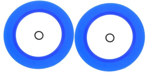 iplusmile Silicone Toilet Flush Valve Seals for Improved Flushing Power 2 Sets Replacement Gaskets with Flexible Design Suitable for Toilet Tanks and Flush Systems