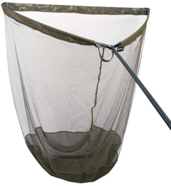 Sonik SK-47 46 Net | Carp Fishing Landing Net with 2 Piece 2m Handle | Lightweight and Stiff Carbon | Hexmesh Sides | 95cm Depth | Soft Mesh Base | Anodised Aluminium Spreader Block | Code CC0014