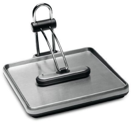simplehuman Quick Grip Napkin Holder, Stainless Steel, Brushed