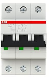 ABB S200M MCB Leitungsschutzschalter Typ B, 3-polig 40A 440V, Abschaltvermögen 10 kA System Pro M Compact