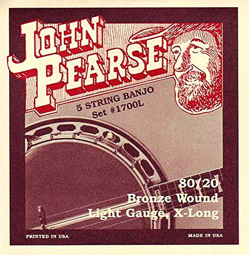 John Pearse 1700L Light Banjo Strings