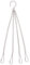 Gro Garden Products 50cm (20) - Pack of 4 - Hanging Basket Chains 4 Strand - Extra Heavy Duty Strong Hanging Chain, Clip On Chains Replacements - Chain For Hanging Baskets,
