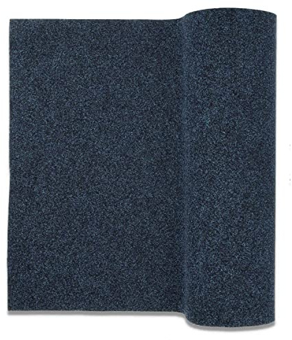 Casatessile Tappeto passatoia corsia Oscar Fondo Impermeabile, Zerbino per Ingresso, Porta di casa, Corridoio, Cucina, Ufficio e Negozi. Venduto al Metro - Blu, Largo 100 cm.