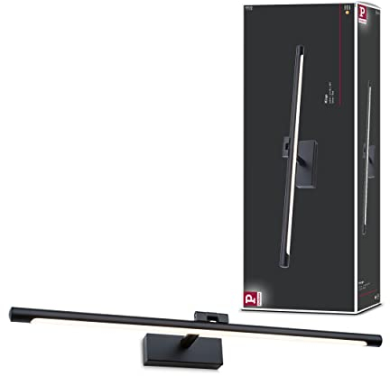 Paulmann 95565 LED Bilderleuchte Mingo 600mm incl. 1x11 W Warmweiß Schwarz Bildbeleuchtung Metall Beleuchtungssystem 3000 K