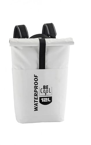 Be Cool Isolierte wasserdichte Kühltasche Rucksack in Weiß - Familie, Reise, Sport, Fashion und Shopping tauglich, 58x24x12 cm, 12 L Volumen
