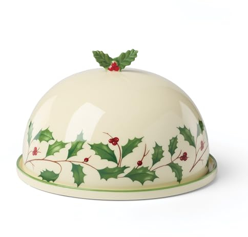 Lenox 898272 Holiday Covered Dish, Small, Christmas, Festive Serveware
