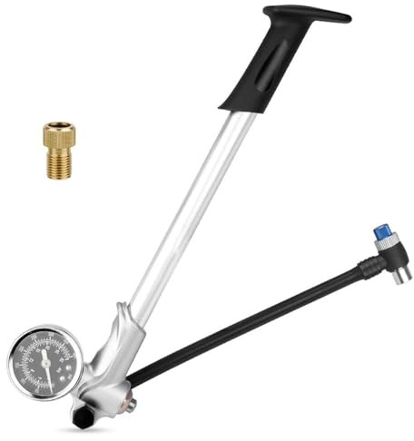 400psi Bike Suspension Pumps With Gauges Rotatable Hose High Pressure Air Pumps Device For Front Fork Shock Absorbers Front Fork Air With Rotatable Hose
