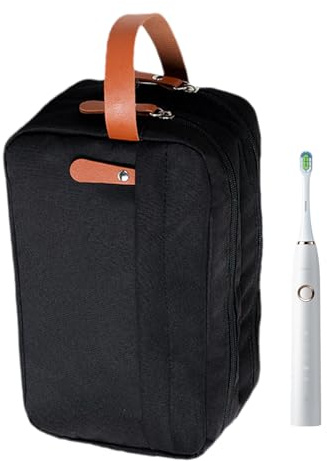 Sac De Toilette Homme - Trousse Organisatrice Imperméable avec | Compartiments Multiples, Stockage Optimisé pour Articles De Rasage Et Hygiène | Parfait pour Déplacements Pro