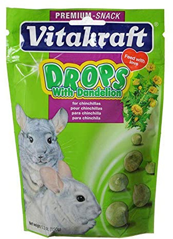 Vitakraft Chinchilla Drops 5.3 Oz - Dandelion