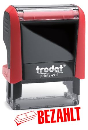 Trodat Printy 4911 fuchsia betalar röd