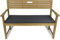 Rollmayer Bankkissen Bankauflage Sitzkissen Bankpolster Auflage für Bänke in Haus und Garten Kollektion Melange, 1 Stück (Grafit 22, 140x40x4cm)