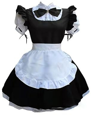 ENEN Abito Tradizionale Dirndl da Donna, Oktoberfest Costume per Carnevale Bavarese German Halloween Festival Cosplay Vestito Costume con Camicetta Grembiule