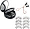 4 Paar Natürlich Magnetische Wimpern mit Schwarzer Box und Zange Set, 3D Wiederverwendbare Magnet Wimpern, Wasserfest Langlebigem Magnet Wimpern ohne Eyeliner für Make-up, Wimpernverlängerung